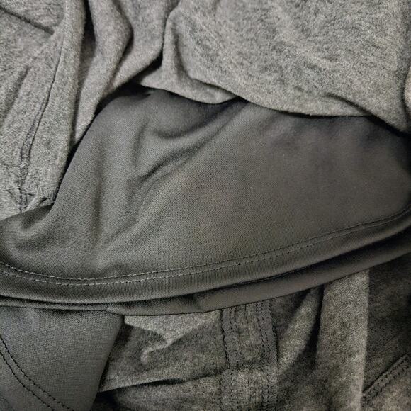 CHRIS McLAUGHLIN Charcoal Sheath Career Dress w/Brass Studs Lined Size 8 EUC - Picture 9 of 12